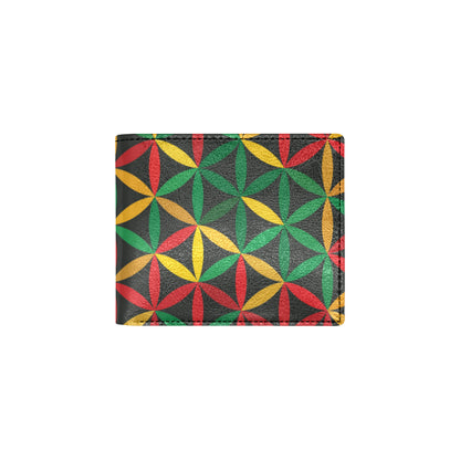 Rasta Pattern Print Design A04 Men's ID Card Wallet