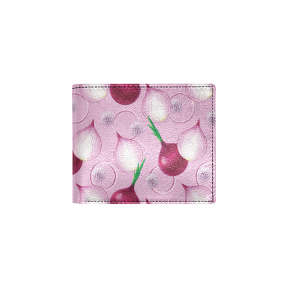Onion Pattern Print Design A01 Men's ID Card Wallet
