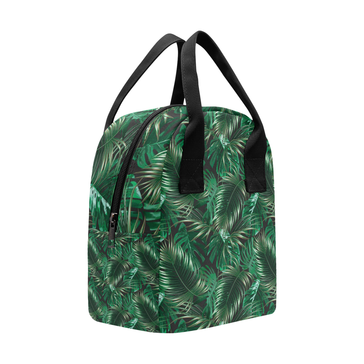 Tropical Flower Pattern Print Design TF012 Insulated Lunch Bag