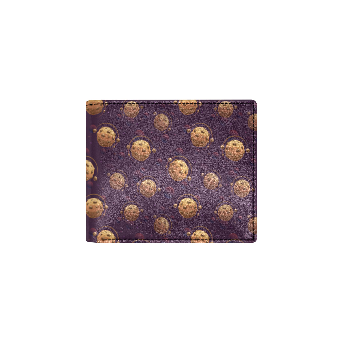 Cookie Pattern Print Design 03 Men's ID Card Wallet