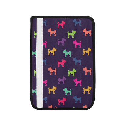 Schnauzers Pattern Print Design A05 Car Seat Belt Cover