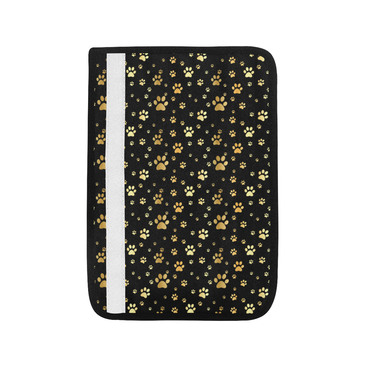 Paw Gold Print Car Seat Belt Cover