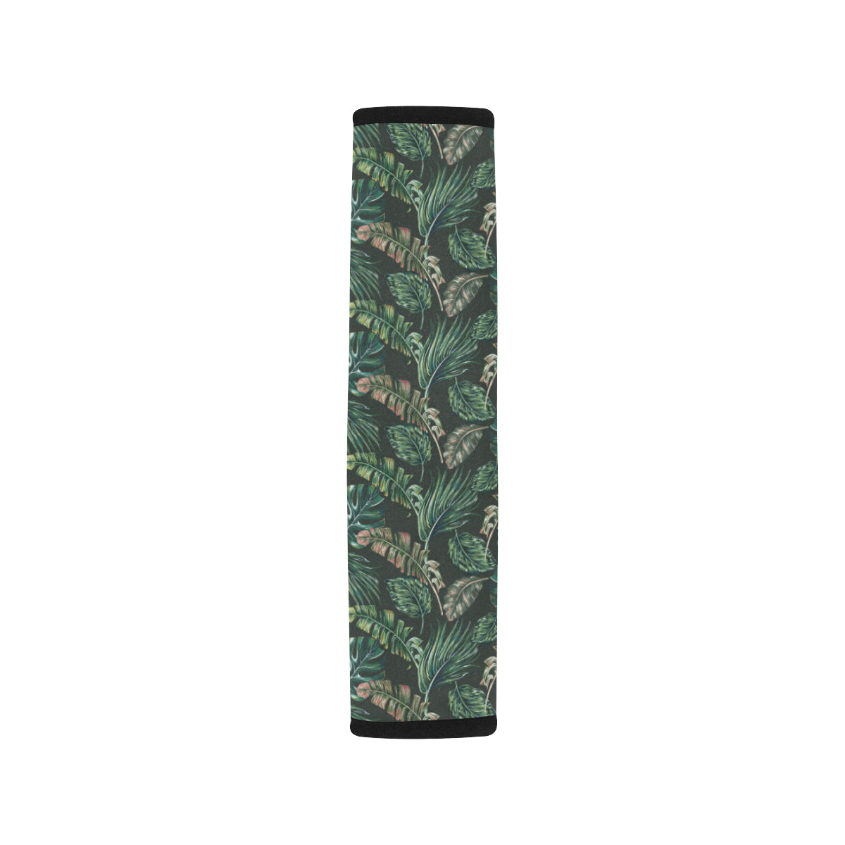 Banana Leaf Pattern Print Design 05 Car Seat Belt Cover