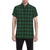 Green Tartan Plaid Pattern Men's Short Sleeve Button Up Shirt