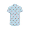 Cow Pattern Print Design 07 Men's Short Sleeve Button Up Shirt