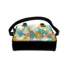 Mountain Pattern Print Design 02 Shoulder Handbag