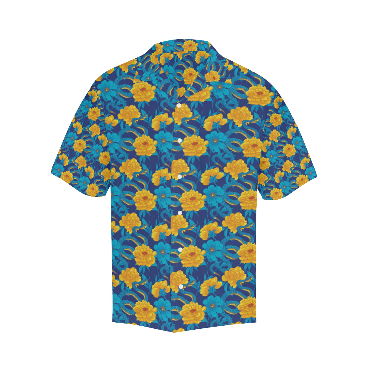 Boa Pattern Print Design 01 Men's Hawaiian Shirt