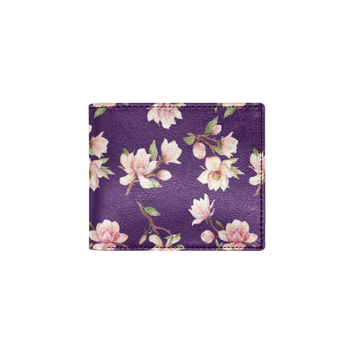 Magnolia Pattern Print Design MAG02 Men's ID Card Wallet
