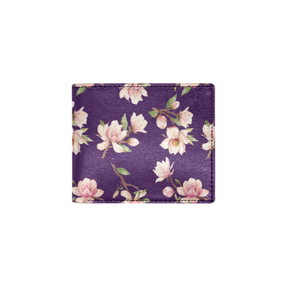 Magnolia Pattern Print Design MAG02 Men's ID Card Wallet