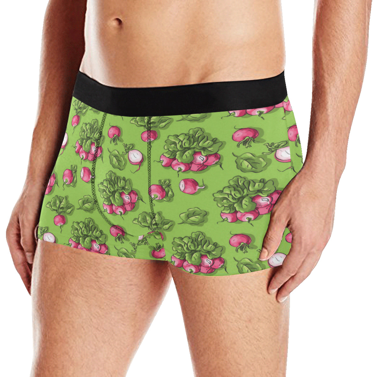 Radish Pattern Print Design A05 Men's Boxer Briefs