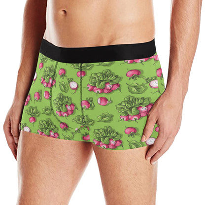 Radish Pattern Print Design A05 Men's Boxer Briefs