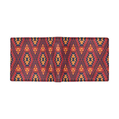 Navajo Pattern Print Design A03 Men's ID Card Wallet