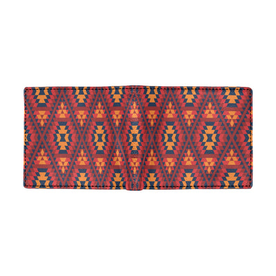 Navajo Pattern Print Design A03 Men's ID Card Wallet