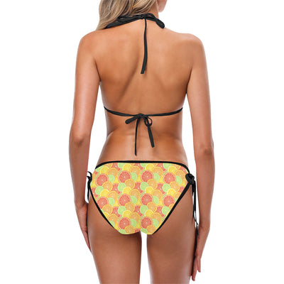 Grapefruit Pattern Print Design GF01 Bikini