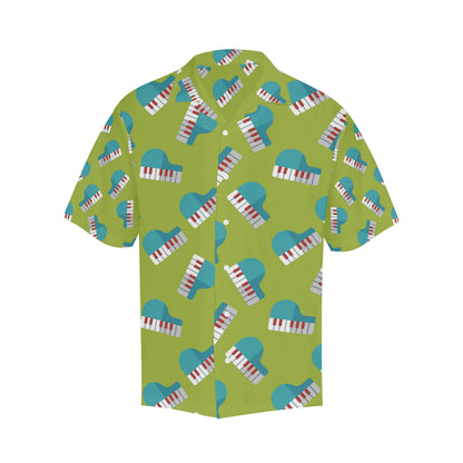 Piano Pattern Print Design 03 Men's Hawaiian Shirt
