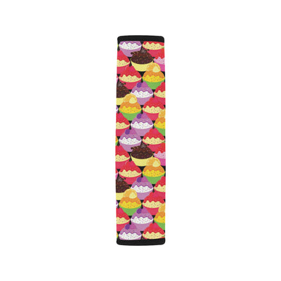 Cupcake Pattern Print Design CP02 Car Seat Belt Cover