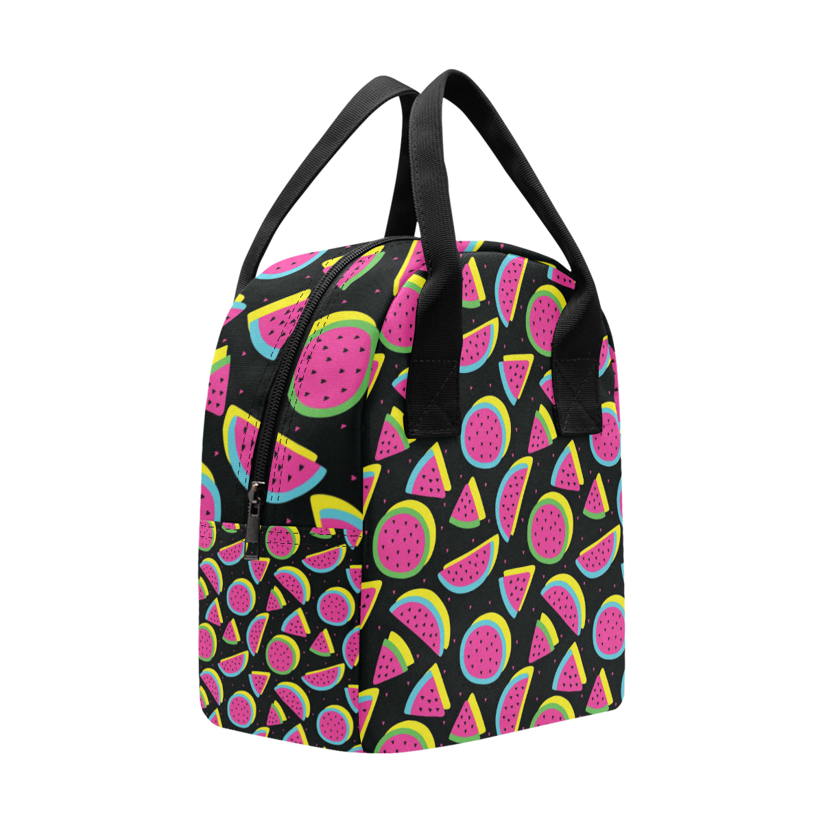 Watermelon Pattern Print Design WM07 Insulated Lunch Bag