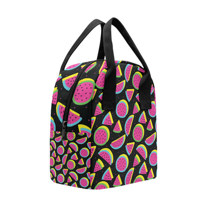 Watermelon Pattern Print Design WM07 Insulated Lunch Bag