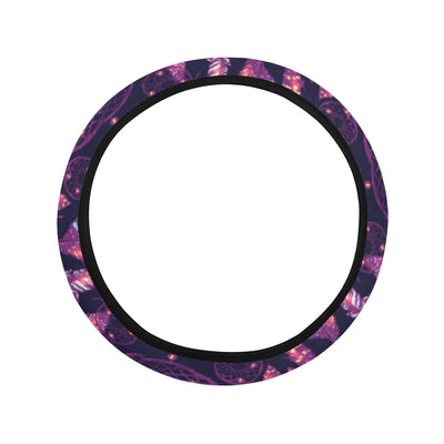 Dream catcher neon Steering Wheel Cover with Elastic Edge