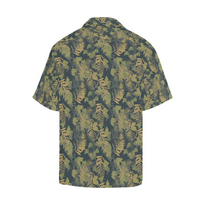 Camouflage Tropical Pattern Print Design 04 Men's Hawaiian Shirt