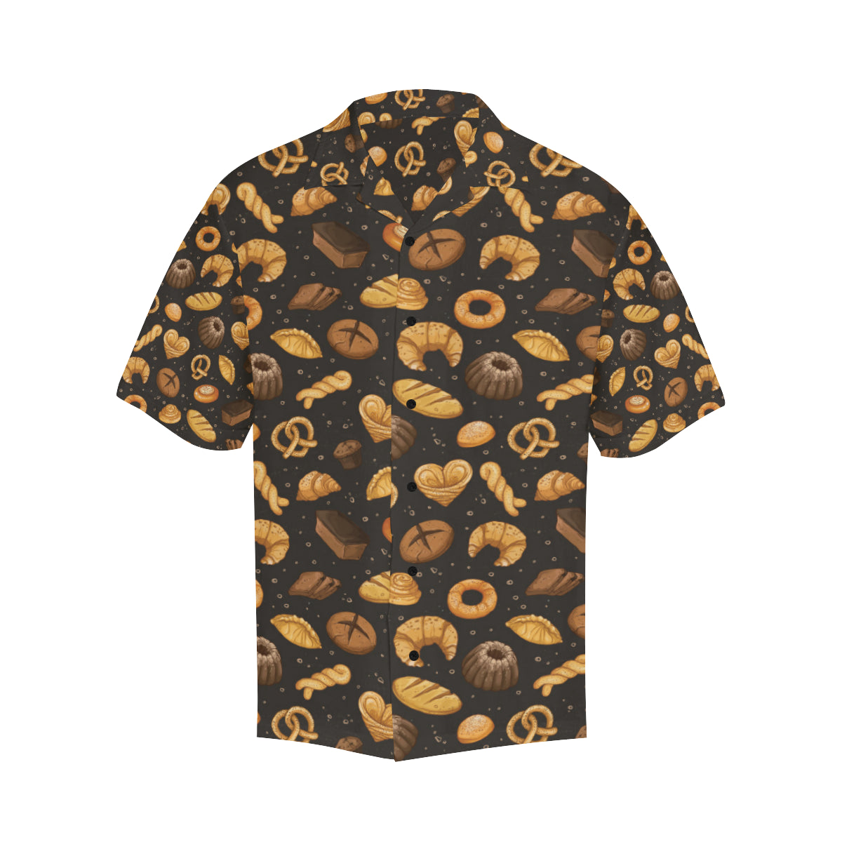Bread Pattern Print Design 05 Men's Hawaiian Shirt