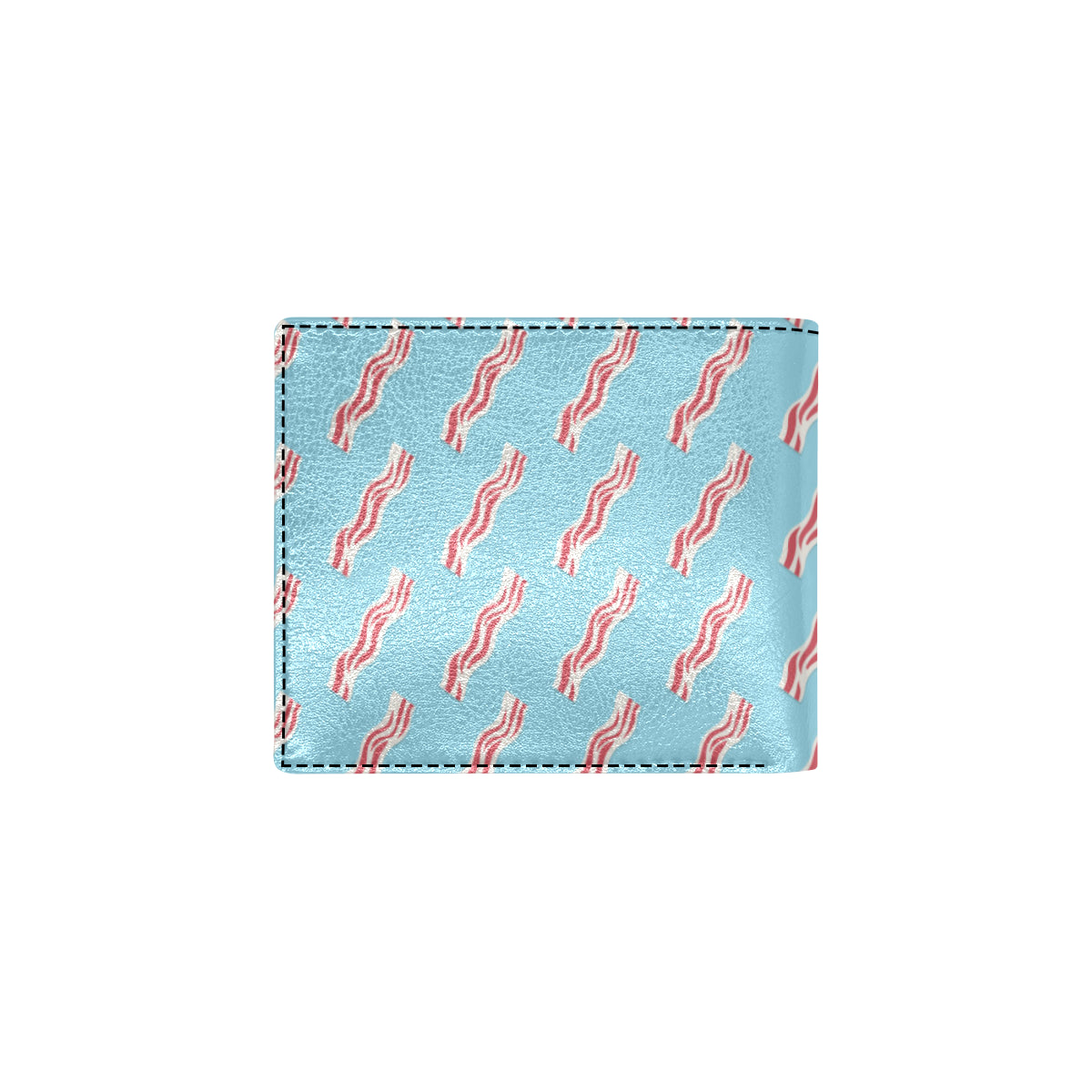 Bacon Pattern Print Design 03 Men's ID Card Wallet