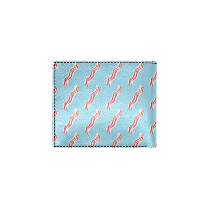 Bacon Pattern Print Design 03 Men's ID Card Wallet