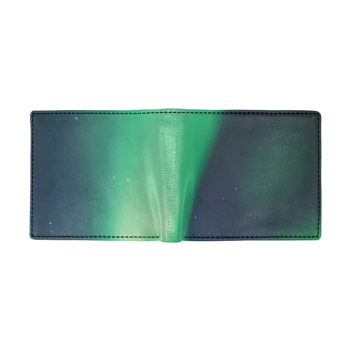 Aurora Borealis Pattern Print Design 04 Men's ID Card Wallet