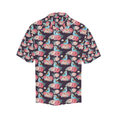 Bluebird Pattern Print Design 02 Men's Hawaiian Shirt