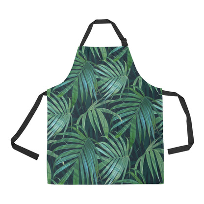 Tropical Flower Pattern Print Design TF011 Apron with Pocket