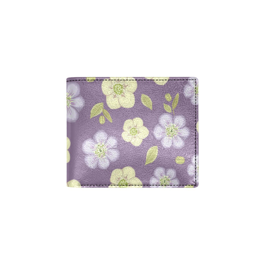 Anemone Pattern Print Design AM013 Men's ID Card Wallet