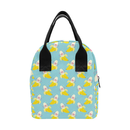 Banana Pattern Print Design BA07 Insulated Lunch Bag
