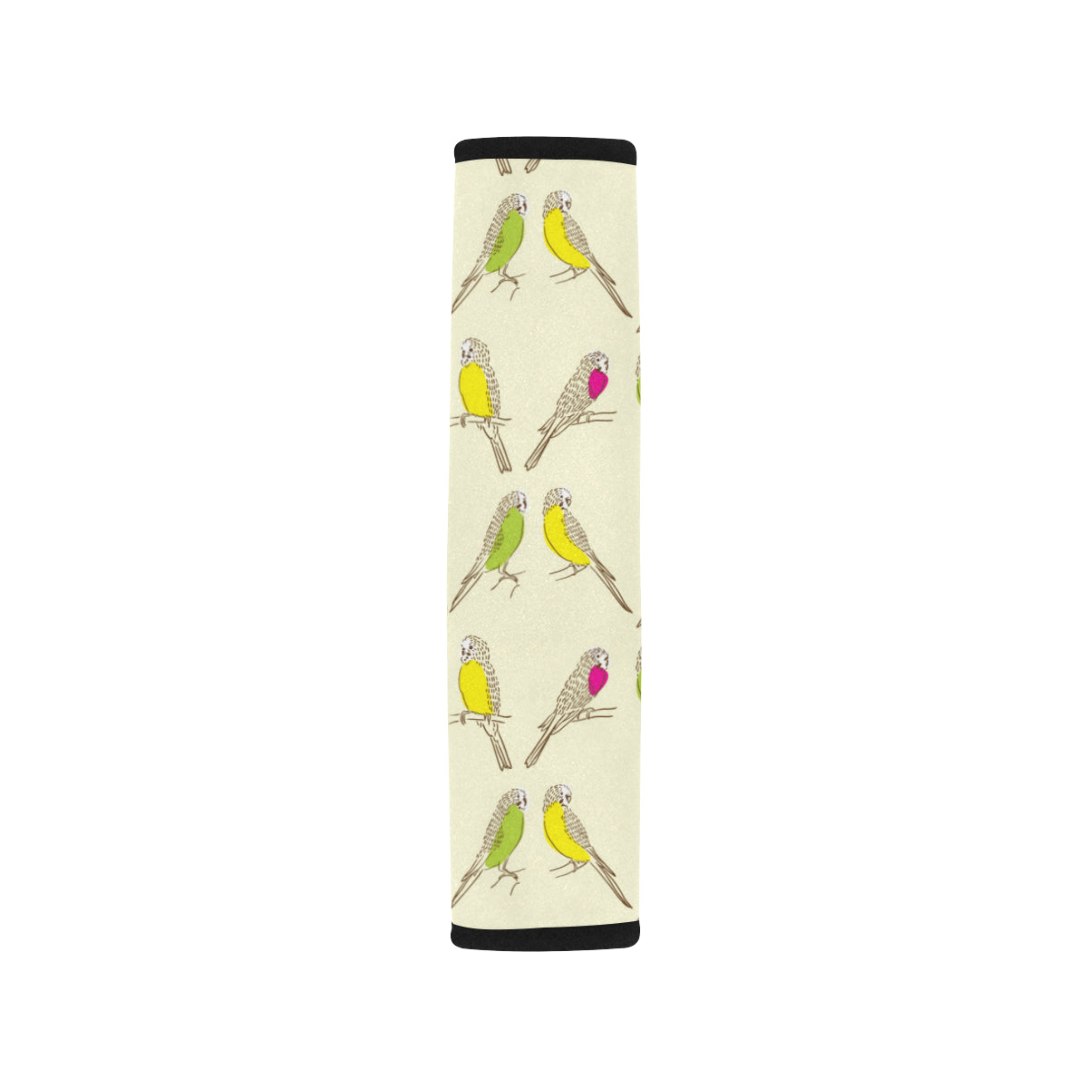 Parakeet Pattern Print Design A01 Car Seat Belt Cover