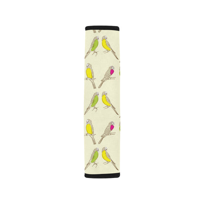 Parakeet Pattern Print Design A01 Car Seat Belt Cover