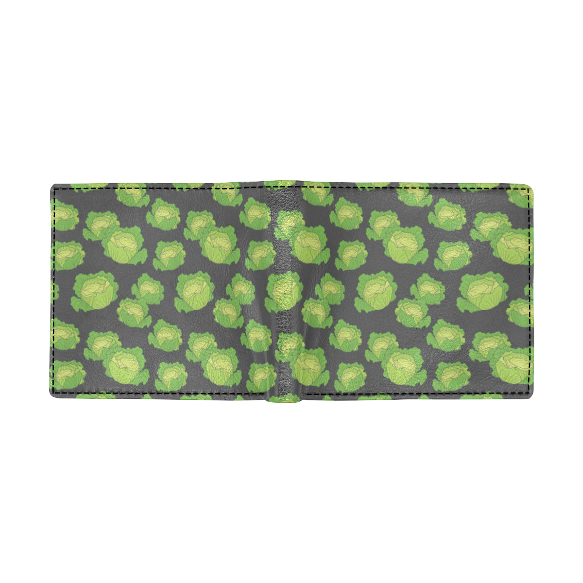 Cabbage Pattern Print Design 01 Men's ID Card Wallet