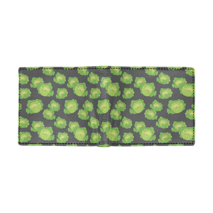 Cabbage Pattern Print Design 01 Men's ID Card Wallet