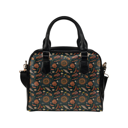 Barbecue Pattern Print Design 02 Shoulder Handbag
