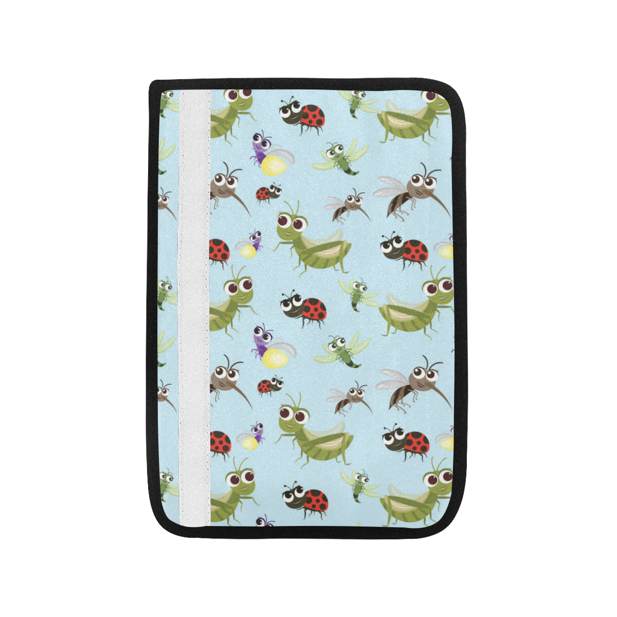 Ladybug Pattern Print Design 01 Car Seat Belt Cover