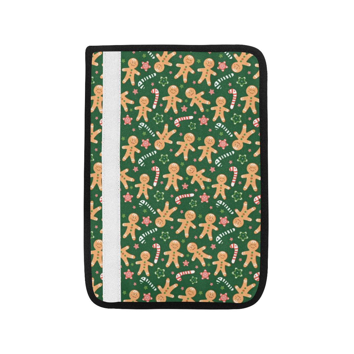 Gingerbread Pattern Print Design 04 Car Seat Belt Cover