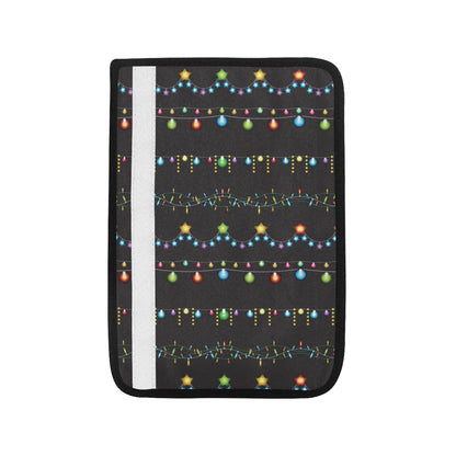 Christmas Light Pattern Print Design 01 Car Seat Belt Cover