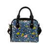 Monarch Butterfly Pattern Print Design 02 Shoulder Handbag