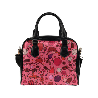 Phlebotomist Pattern Print Design A01 Shoulder Handbag
