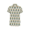 Boho Pattern Print Design 04 Men's Short Sleeve Button Up Shirt