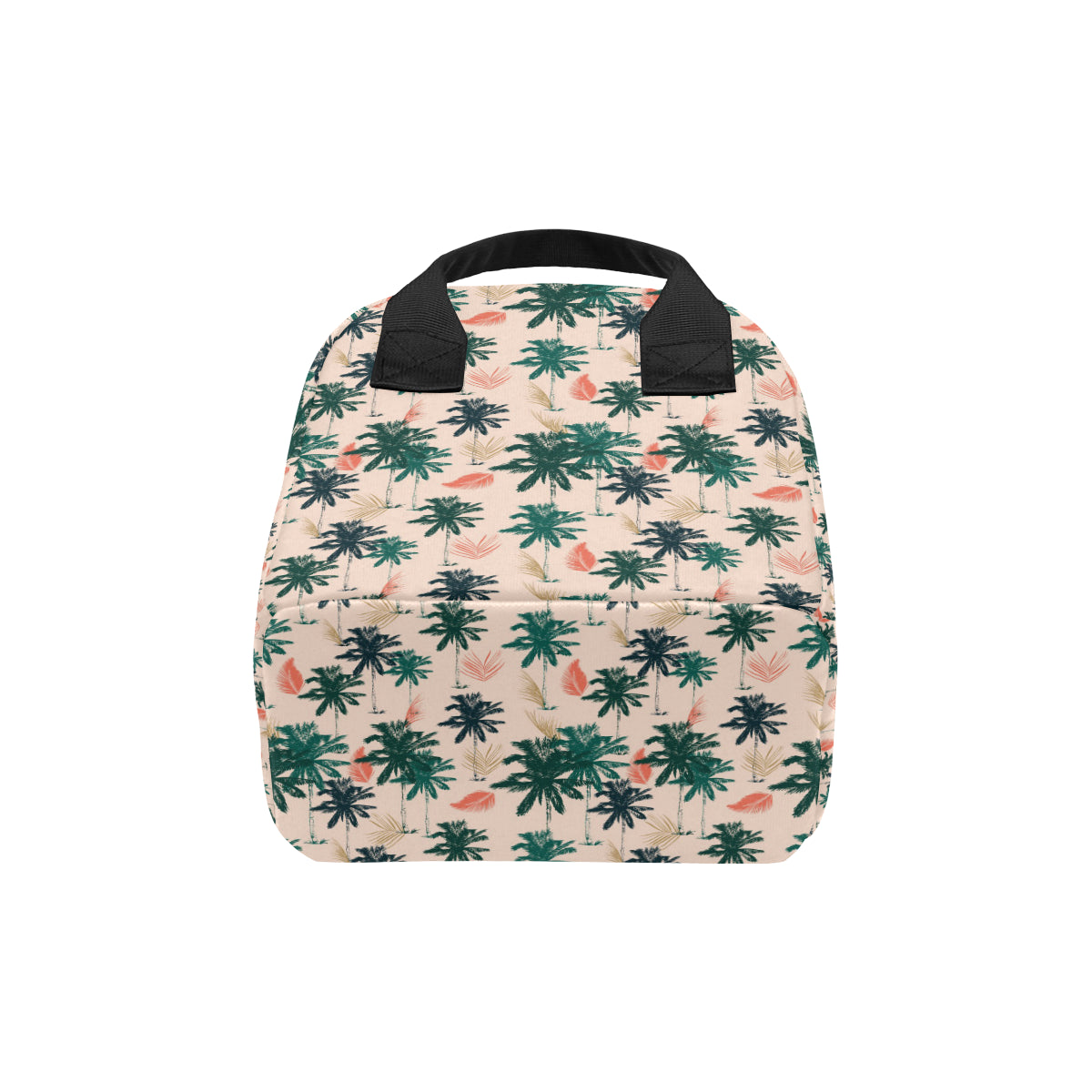 Palm Tree Pattern Print Design PT014 Insulated Lunch Bag