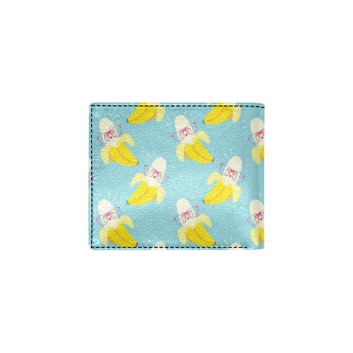 Banana Pattern Print Design BA07 Men's ID Card Wallet
