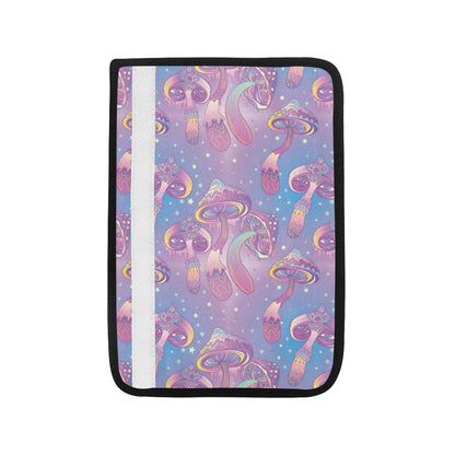 Psychedelic Mushroom Pattern Print Design A01 Car Seat Belt Cover