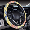 Sea Turtle Pattern Print Design T06 Steering Wheel Cover with Elastic Edge