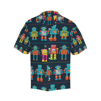 Robot Pattern Print Design A01 Men's Hawaiian Shirt