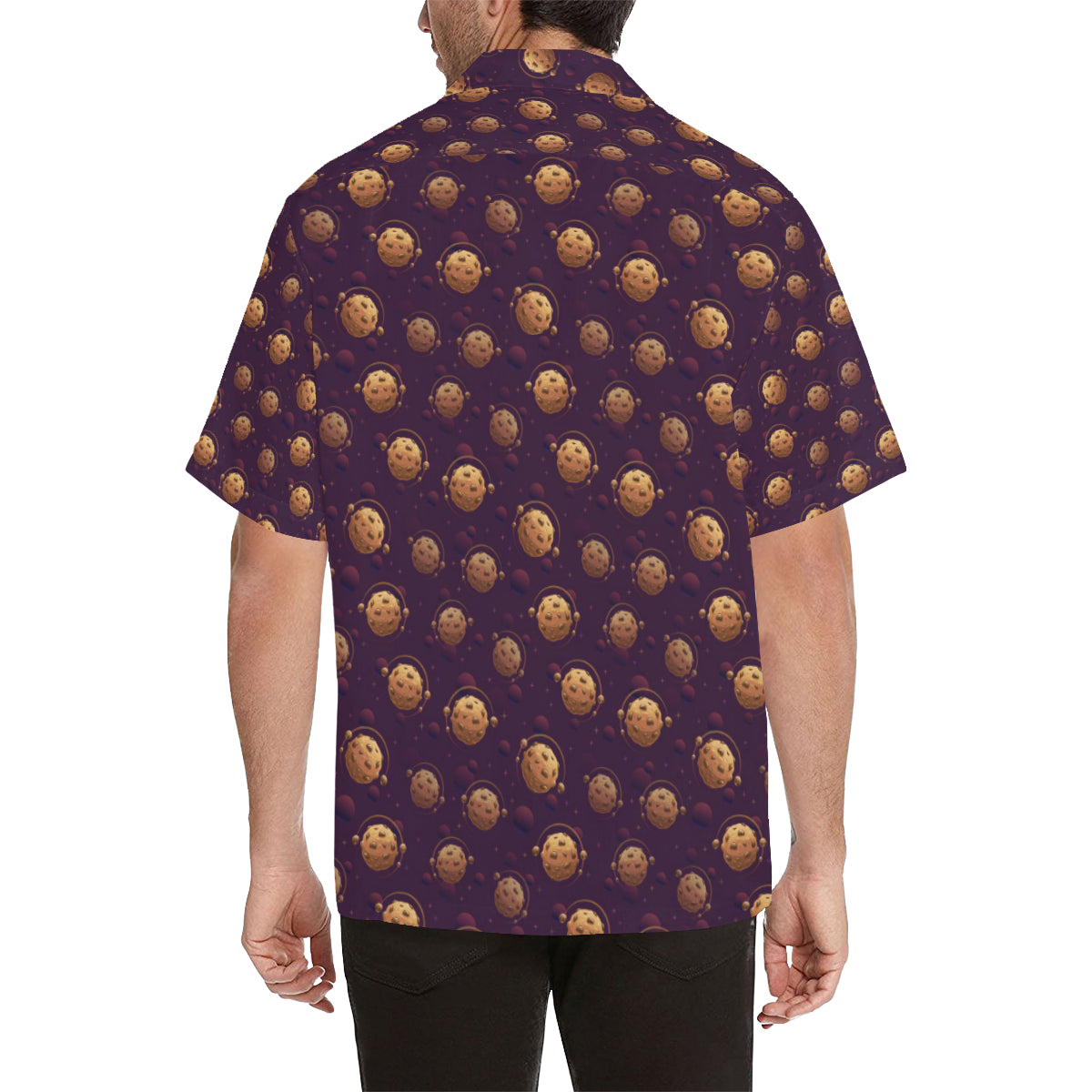 Cookie Pattern Print Design 03 Men's Hawaiian Shirt