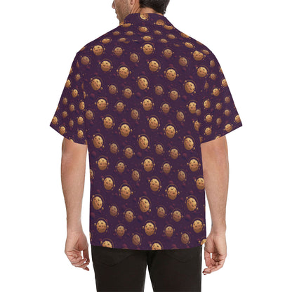 Cookie Pattern Print Design 03 Men's Hawaiian Shirt
